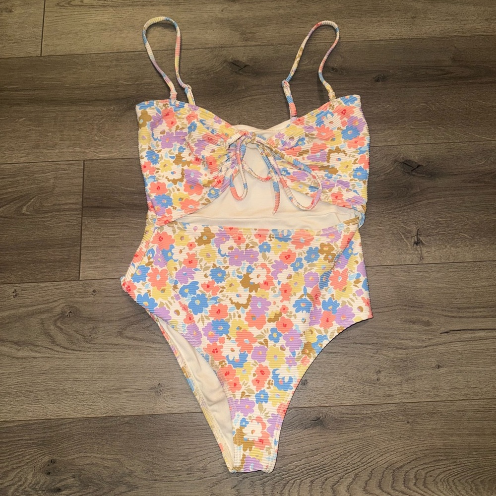 Billabong Floral One Piece Swimsuit - Multicolor